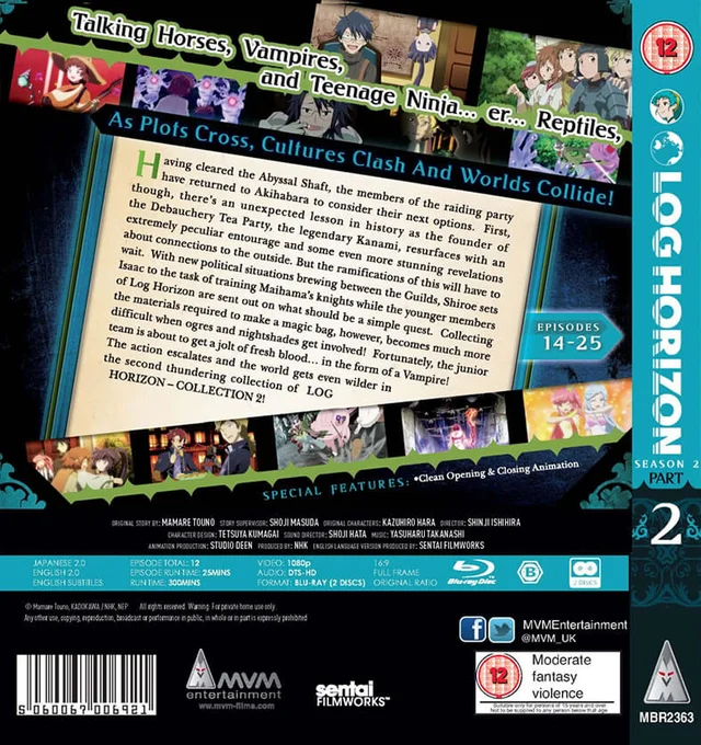 Log Horizon: Season 2 - Part 2