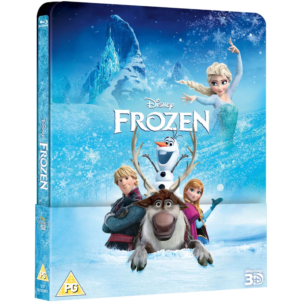 Frozen 3D (Includes 2D Version) - Zavvi UK Exclusive Lenticular Edition Steelbook (The Disney Collection #52) Image 1
