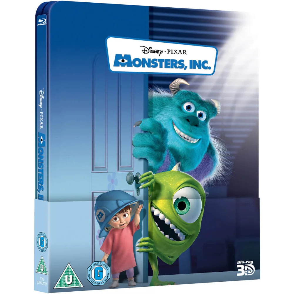 Monsters, Inc. 3D (Includes 2D Version) - Zavvi UK Exclusive Lenticular Edition Steelbook Image 1
