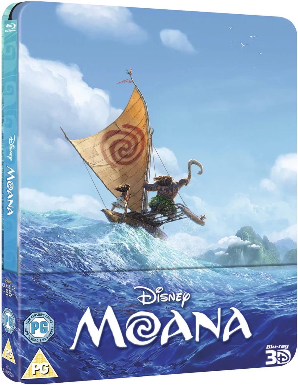Moana 3D (Includes 2D Version) - Zavvi UK Exclusive Limited Edition Steelbook Image 1