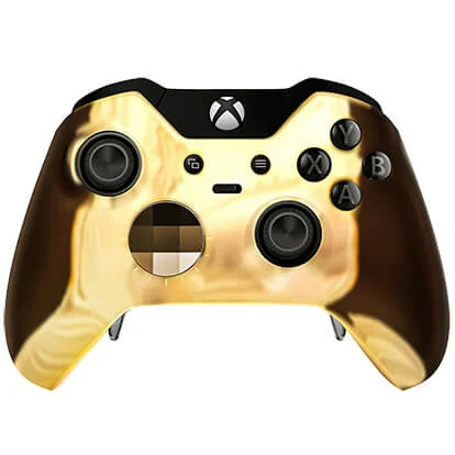 Custom Controllers Xbox One Elite Controller - Chrome Gold Edition Image 1