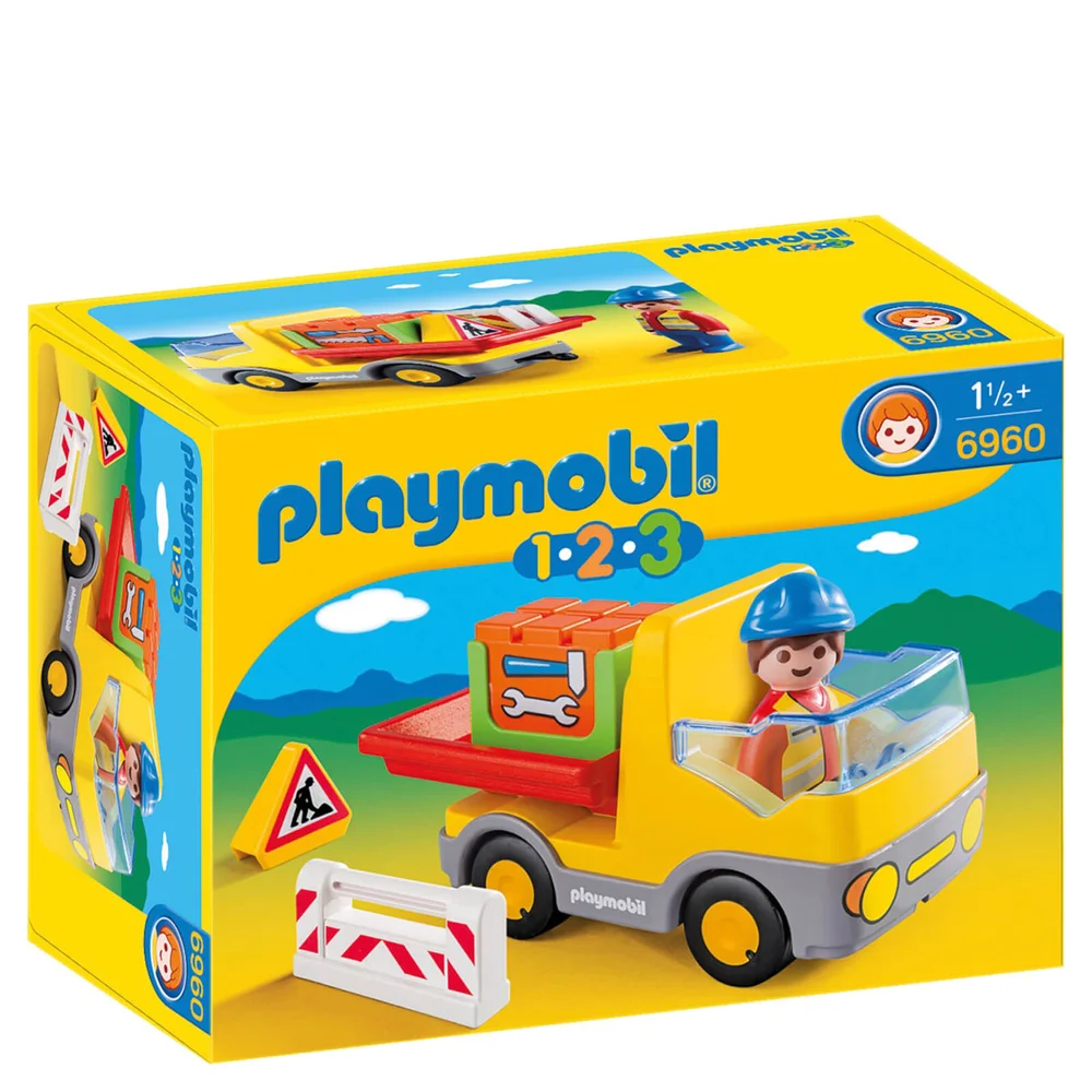 Playmobil 1.2.3 Construction Truck (6960) Image 1