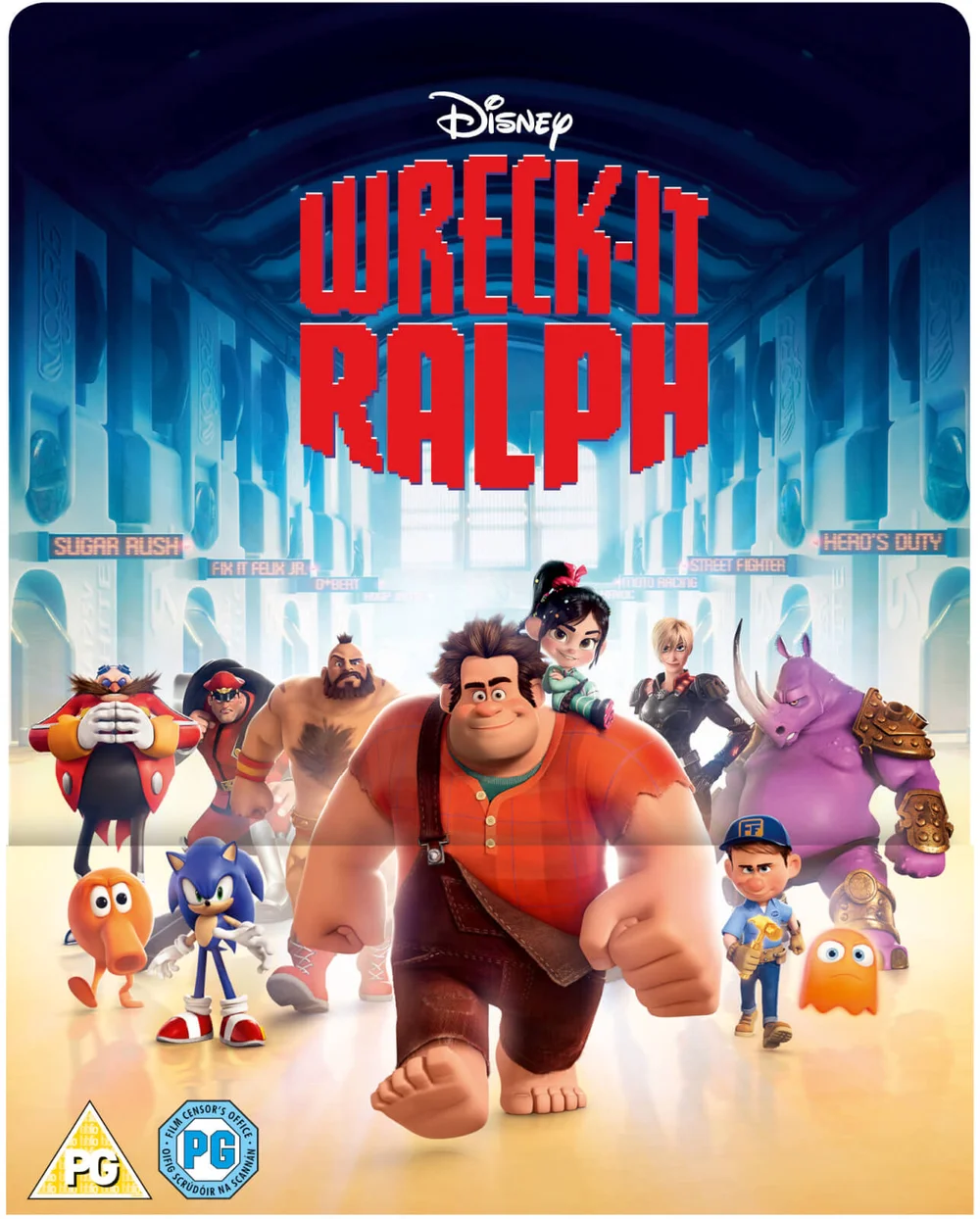 Wreck-It Ralph 3D (Includes 2D Version) - Zavvi UK Exclusive Lenticular Edition Steelbook Image 1