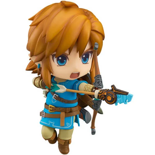 The Legend of Zelda Breath of the Wild Nendoroid Link Figure Image 1