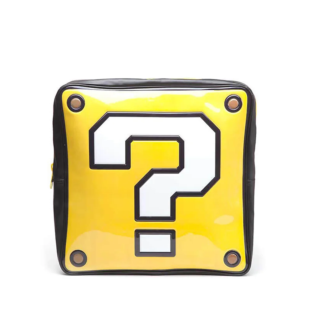 Nintendo Question Mark Box Shaped Backpack Image 1