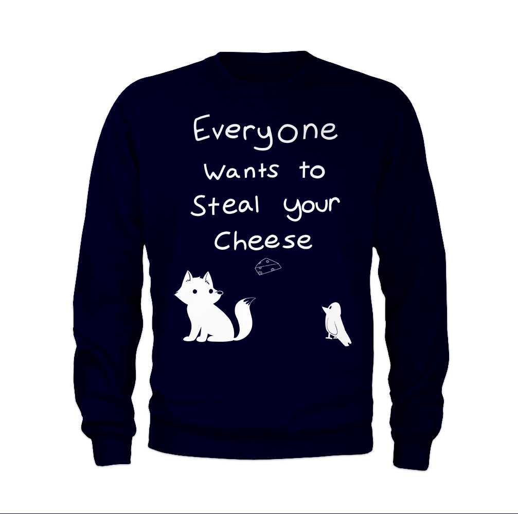 Everybody Wants to Steal Your Cheese Sweater - S Image 1