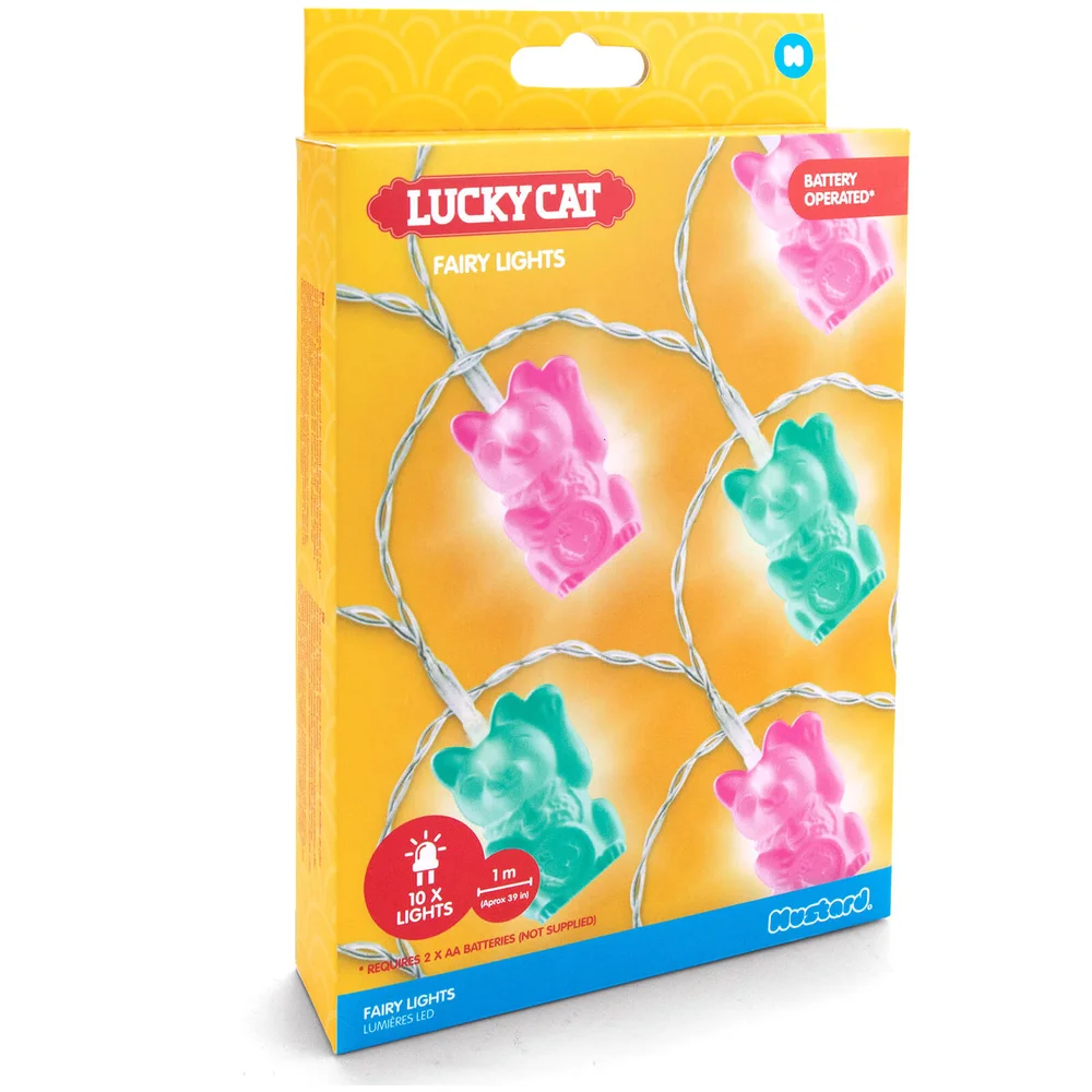 Lucky Cat String Lights Image 1