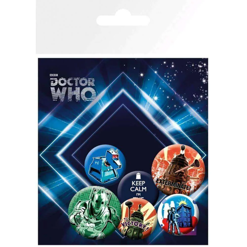 Doctor Who Badge Pack Image 1