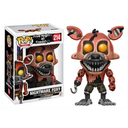 Five Nights at Freddy's Nightmare Foxy Pop! Vinyl Figure Image 1