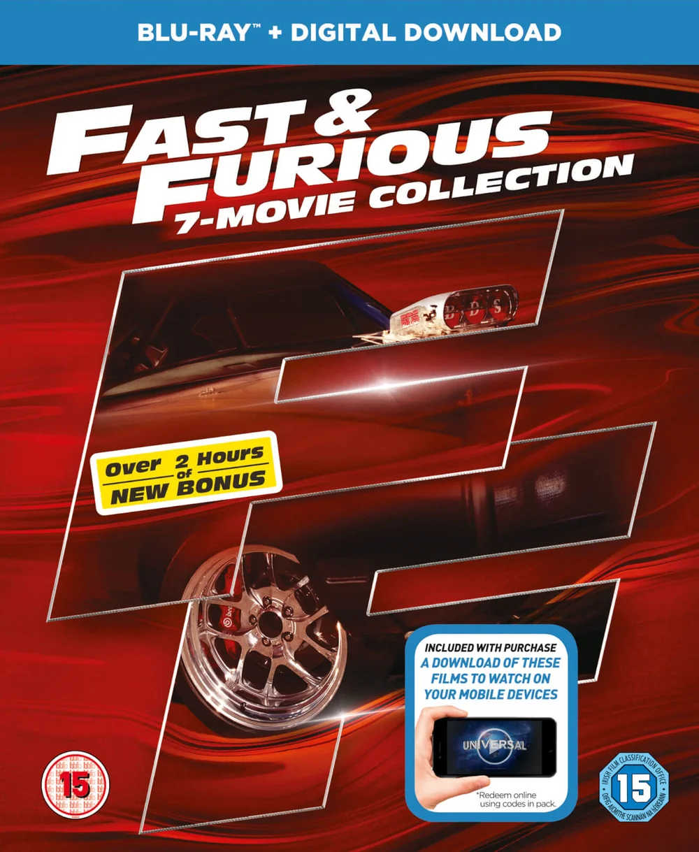 Fast & Furious - 1-7 + Bonus Disc Image 1
