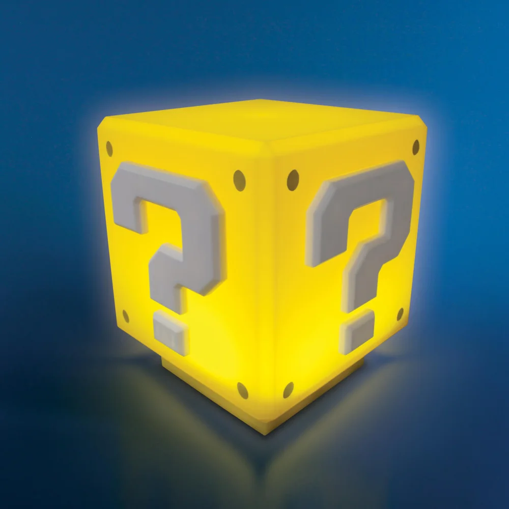 Nintendo Super Mario Mini Question Block Light - Yellow Image 1