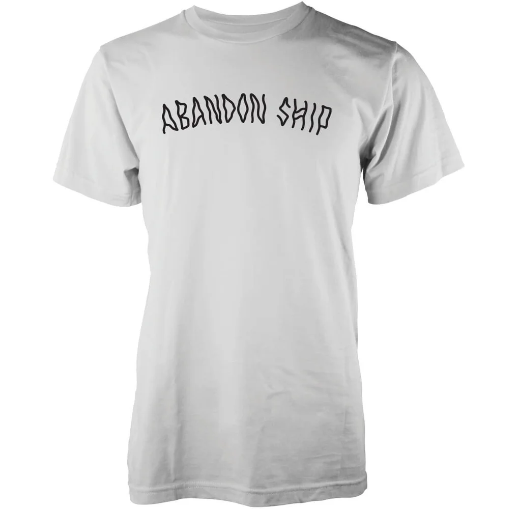 Abandon Ship Men's Scribble Logo T-Shirt - White - S - White Image 1