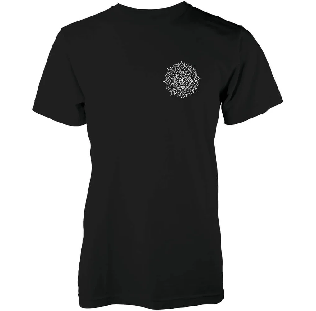 Abandon Ship Men's Snow Mandala T-Shirt - Black - S - Black Image 1
