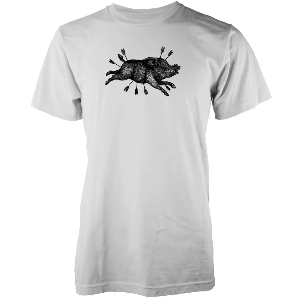 Abandon Ship Men's Boar Arrow T-Shirt - White - S - White Image 1