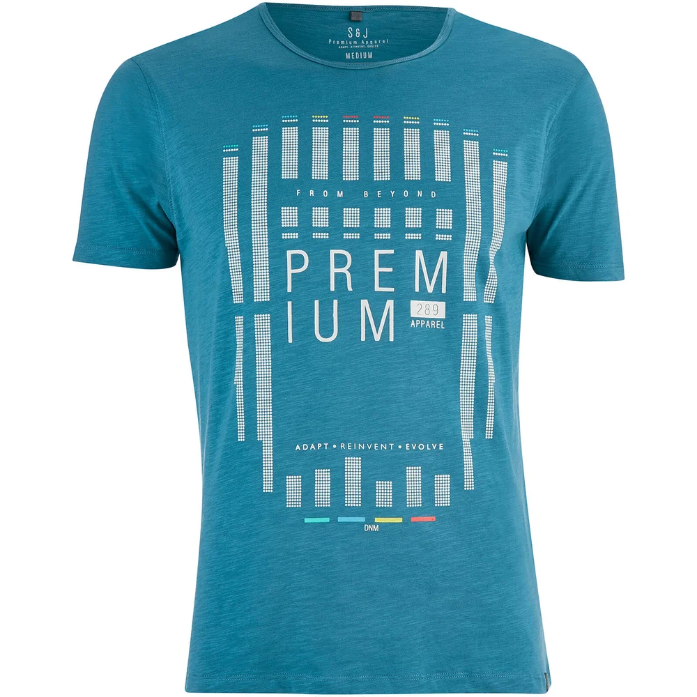 Smith & Jones Men's Cavalieri T-Shirt - Lyon Blue - S - Blue Image 1