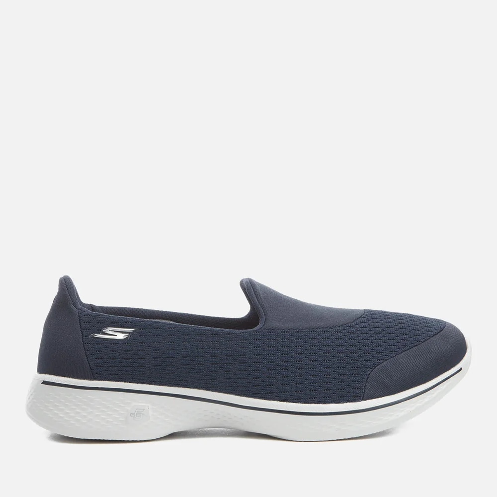 Skechers Women's Go Walk 4 Pursuit Trainers - Navy/Grey - UK 4/EU 37 - Blue Image 1