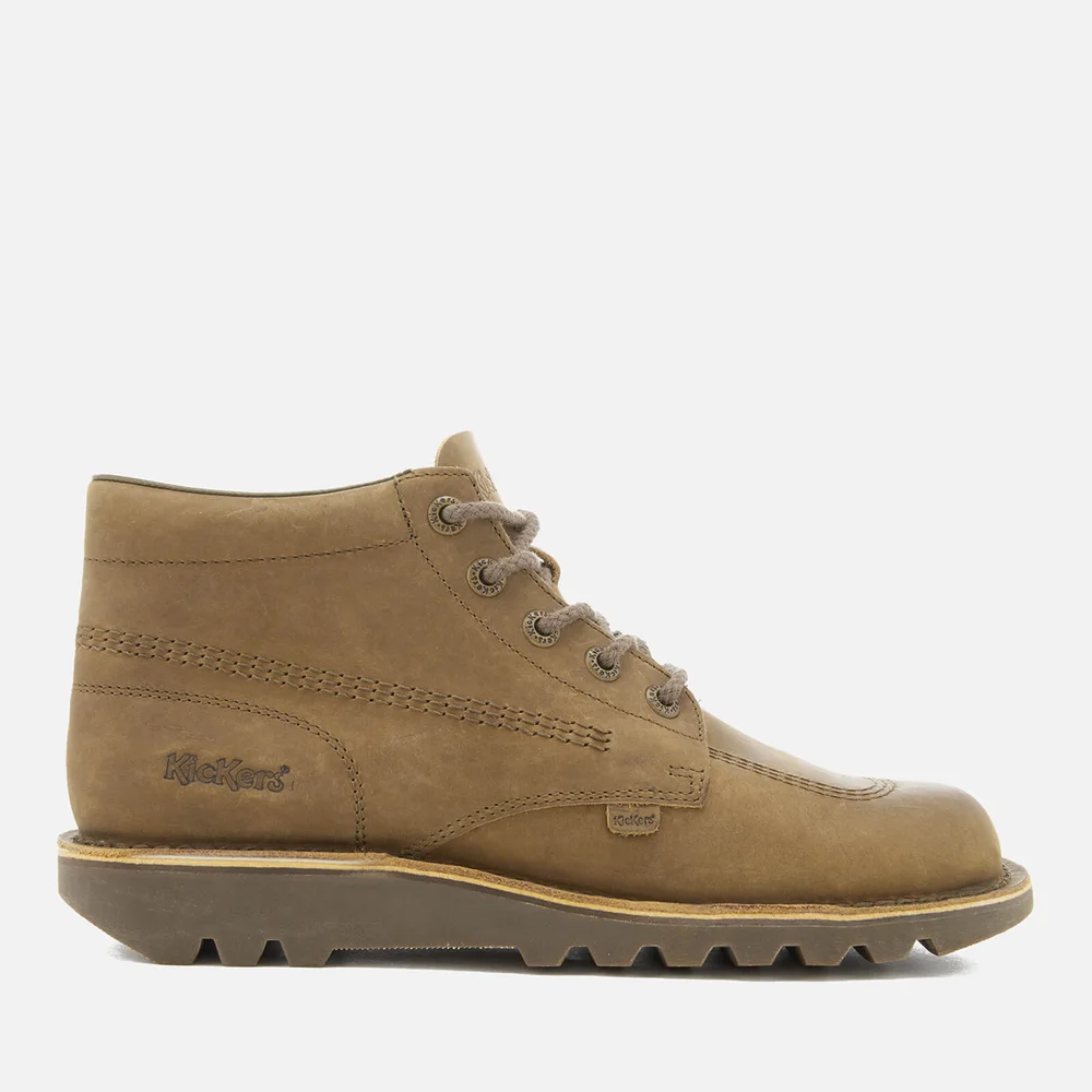 Kickers Men's Kick Hi Leather Boots - Khaki - UK 6.5/EU 40 Image 1