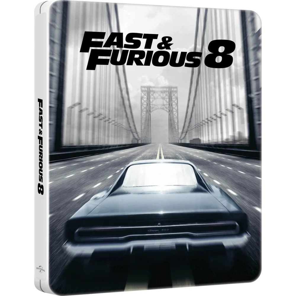 Fast & Furious 8 - Zavvi UK Exclusive Limited Edition Steelbook (Includes Digital Download) Image 1