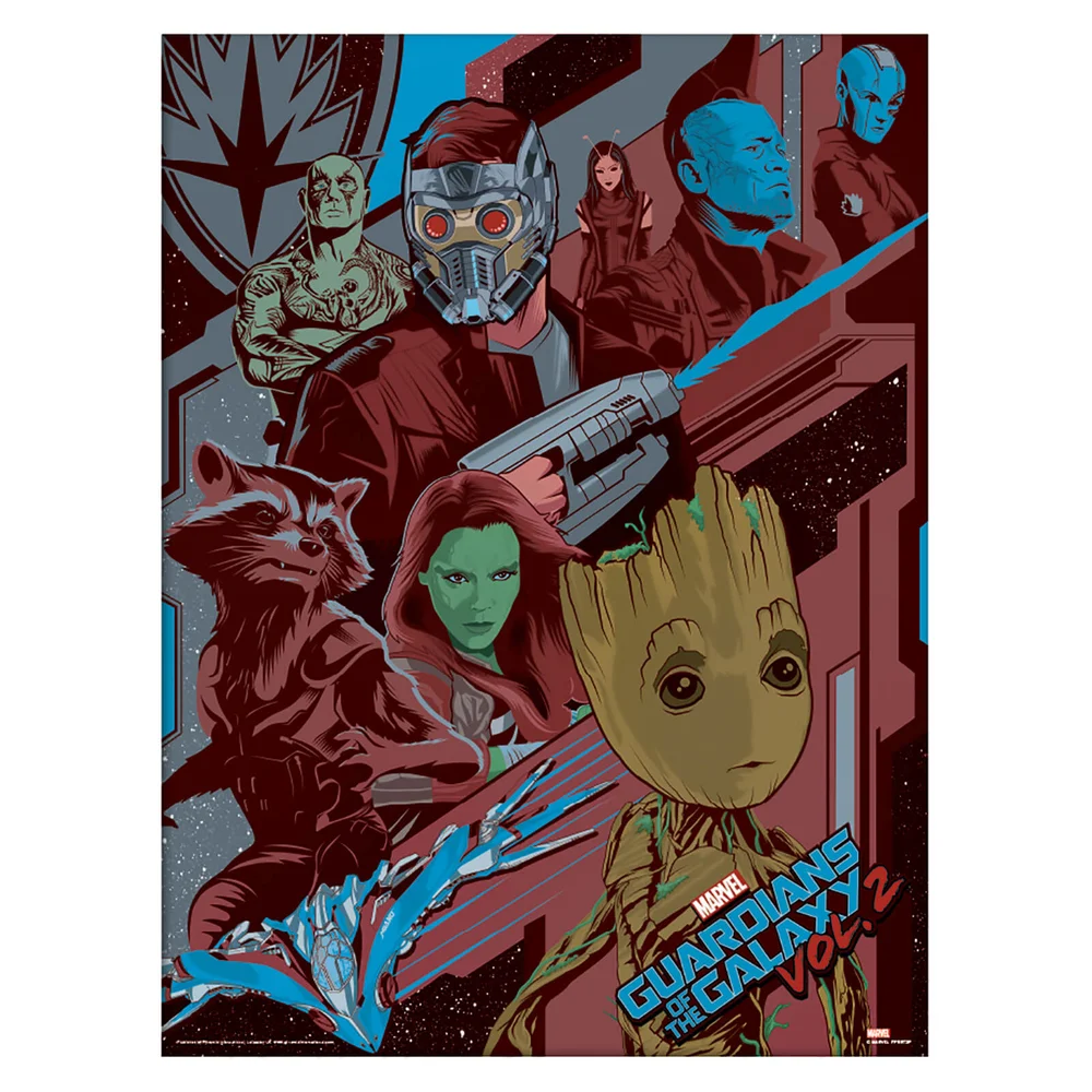 Guardians of the Galaxy Vol. 2 (Galactic) Framed 30 x 40cm Print Image 1