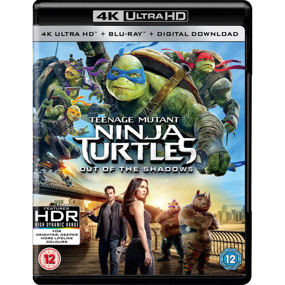 Teenage Mutant Ninja Turtles: Out Of The Shadows - 4K Ultra HD (Includes Digital Download) Image 1