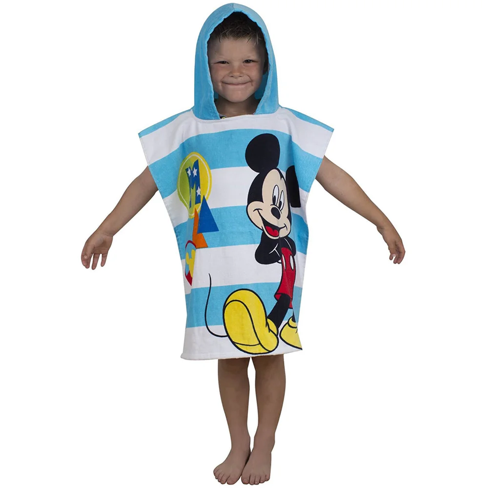 Disney Mickey Mouse Boo Poncho Towel Image 1