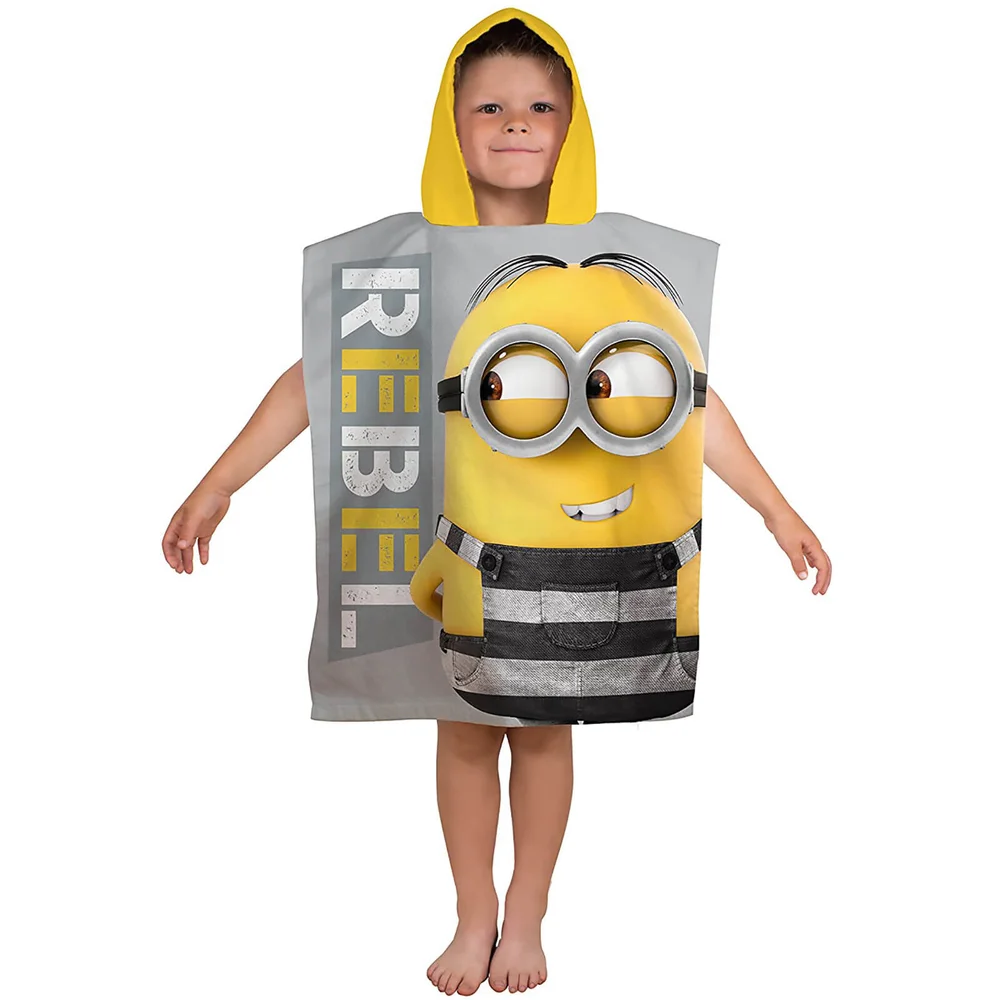Universal Despicable Me Jailbird Poncho Towel Image 1