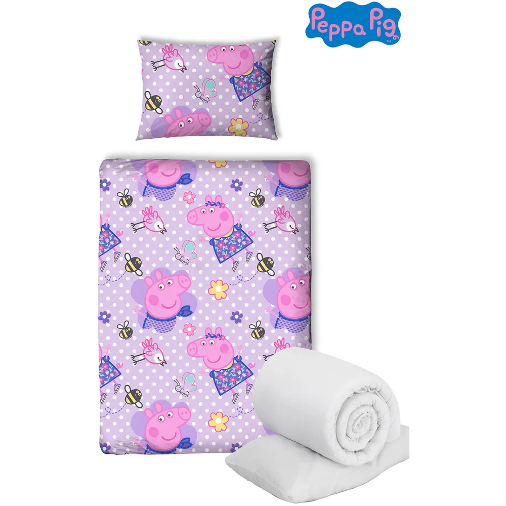 Peppa Pig Happy Bed Bundle - Junior Image 1