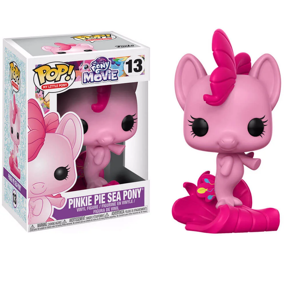 My Little Pony Movie Pinkie Pie Sea Pony Pop! Vinyl Figure Image 1