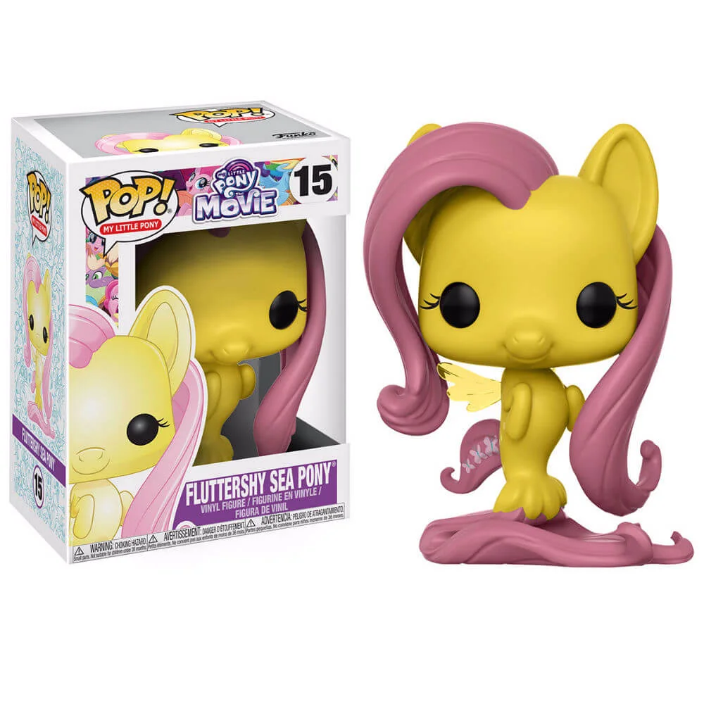 My Little Pony Movie Fluttershy Sea Pony Pop! Vinyl Figure Image 1