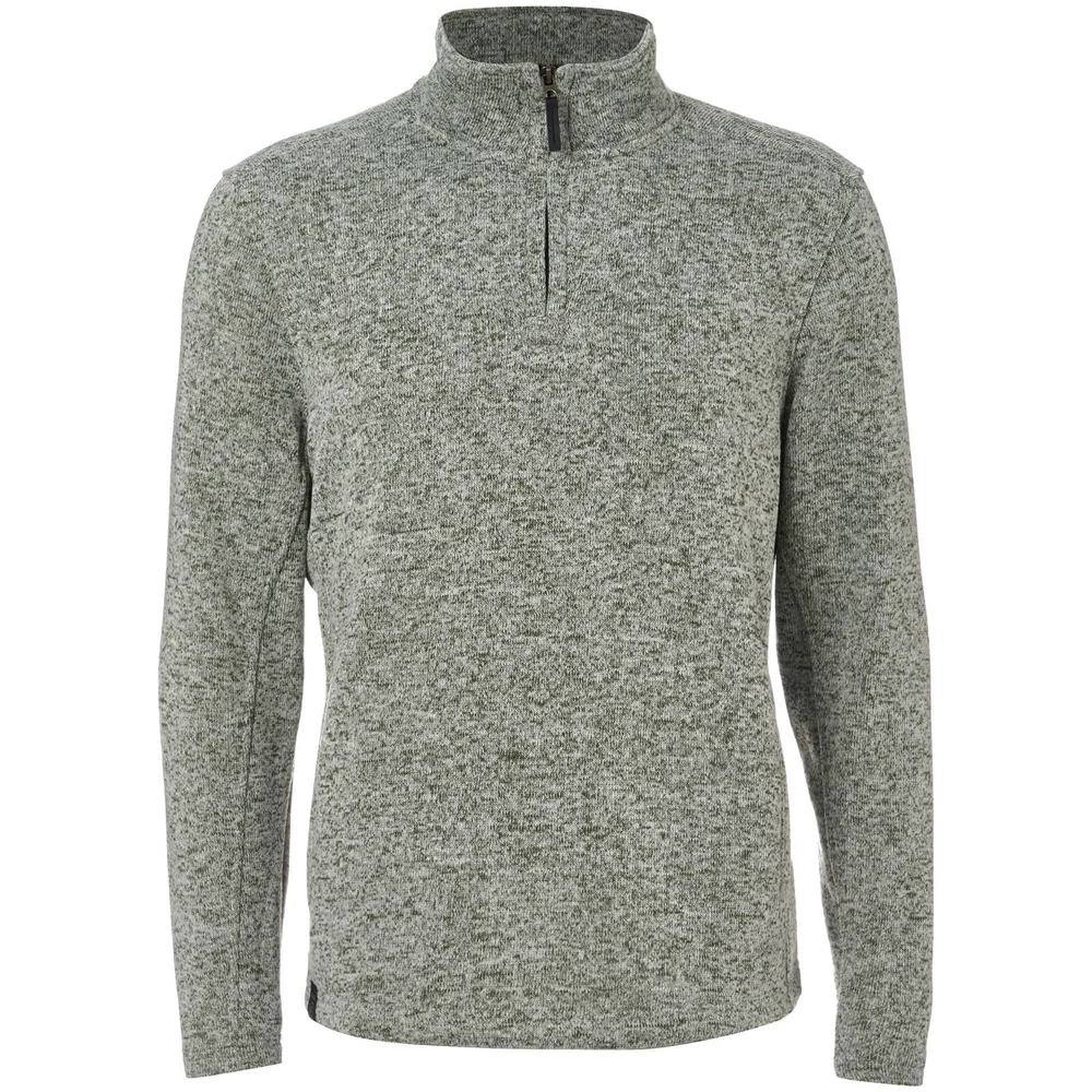 Dissident Men's Canterbury Zip Down Sweatshirt - Grey Fleck - M - Grey Image 1