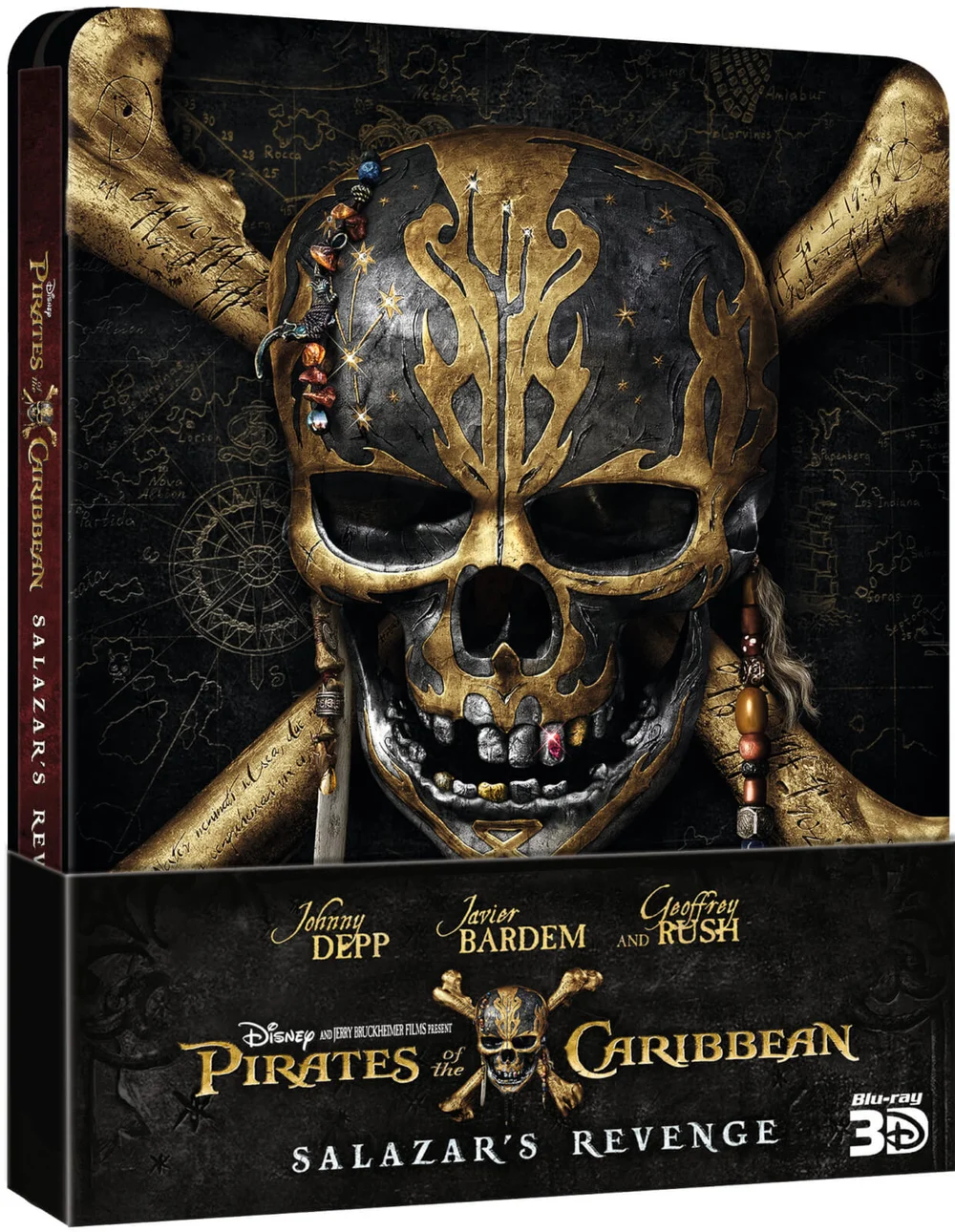 Pirates of the Caribbean: Salazar's Revenge 3D - Zavvi UK Exclusive Limited Edition Steelbook (Includes 2D Version) Image 1