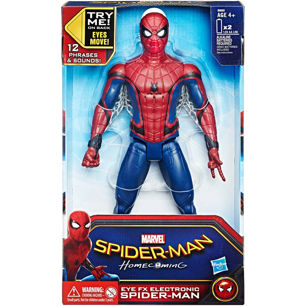 Marvel Spider-Man: Homecoming Eye FX Electronic Spider-Man Action Figure Image 1