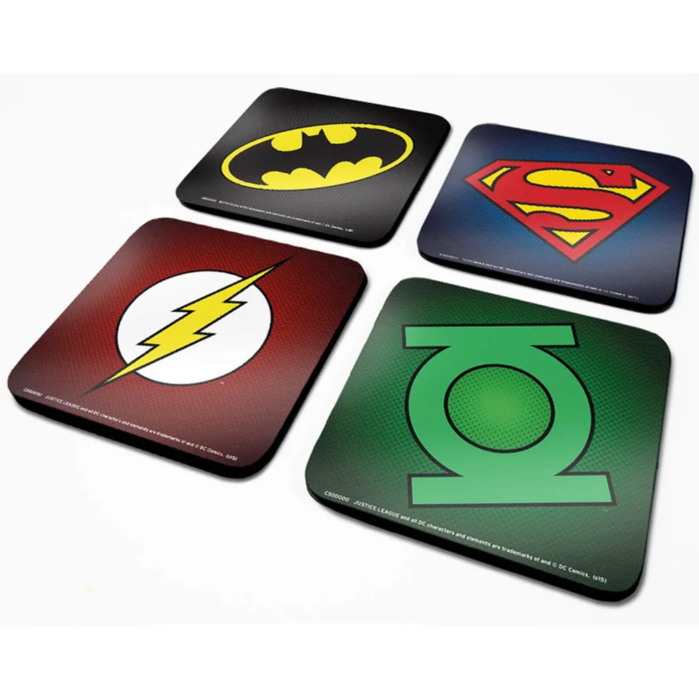 DC Comics Symbols Coaster Set Image 1