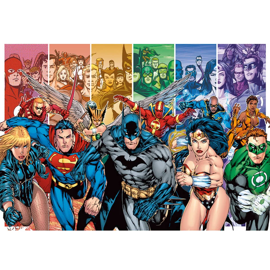 DC Comics Justice League America Generations 85 x 120cm Canvas Print Image 1