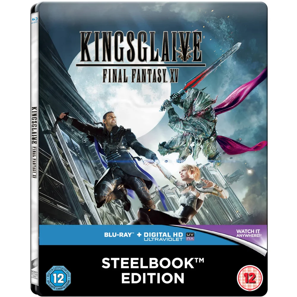 Kingsglaive: Final Fantasy XV - Zavvi UK Exclusive Limited Edition Steelbook (Includes DVD Version) (Limited to 500 Copies) Image 1