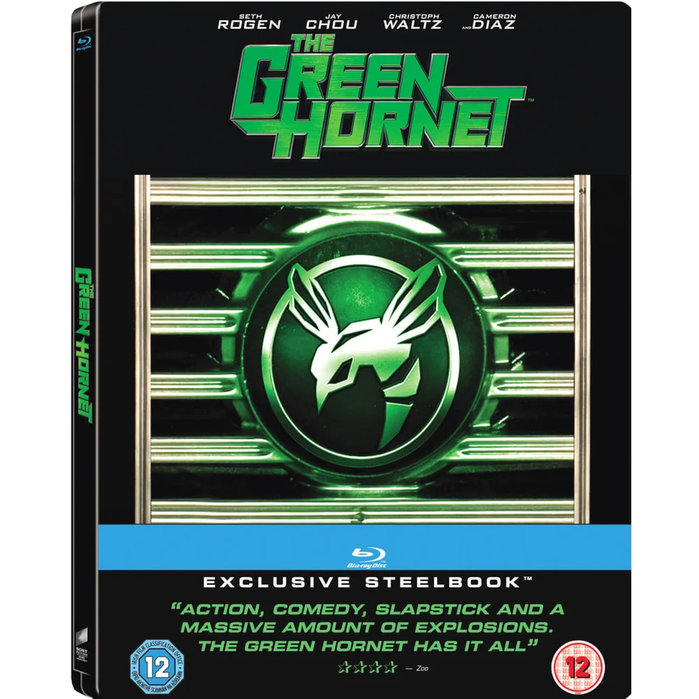 The Green Hornet - Zavvi UK Exclusive Limited Edition Steelbook (Includes DVD Version) (Limited to 1000 Copies) Image 1