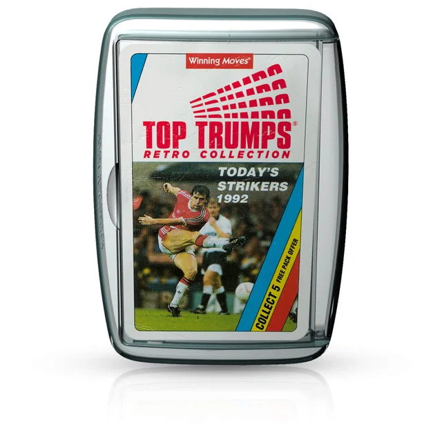 Top Trumps Card Game - Today's Strikers Retro Edition