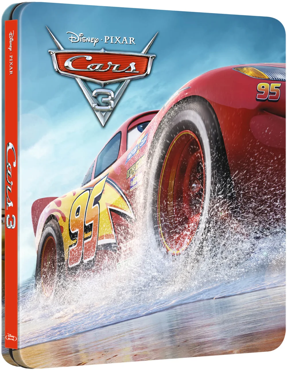 Cars 3 3D (Includes 2D Version) - Zavvi UK Exclusive Limited Edition Steelbook Image 1