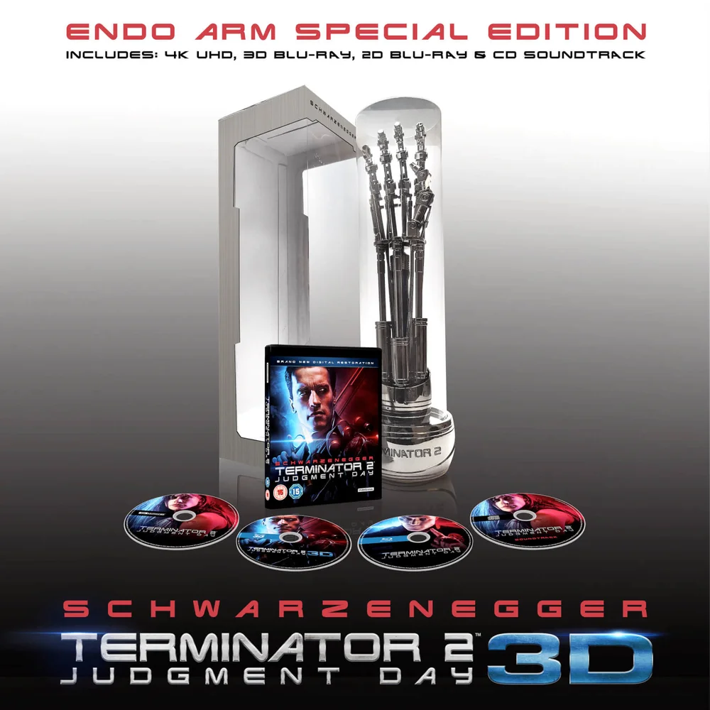 Terminator 2: Endoarm (4K + Blu-ray 3D + Blu-ray + CD) (UK Edition) Image 1