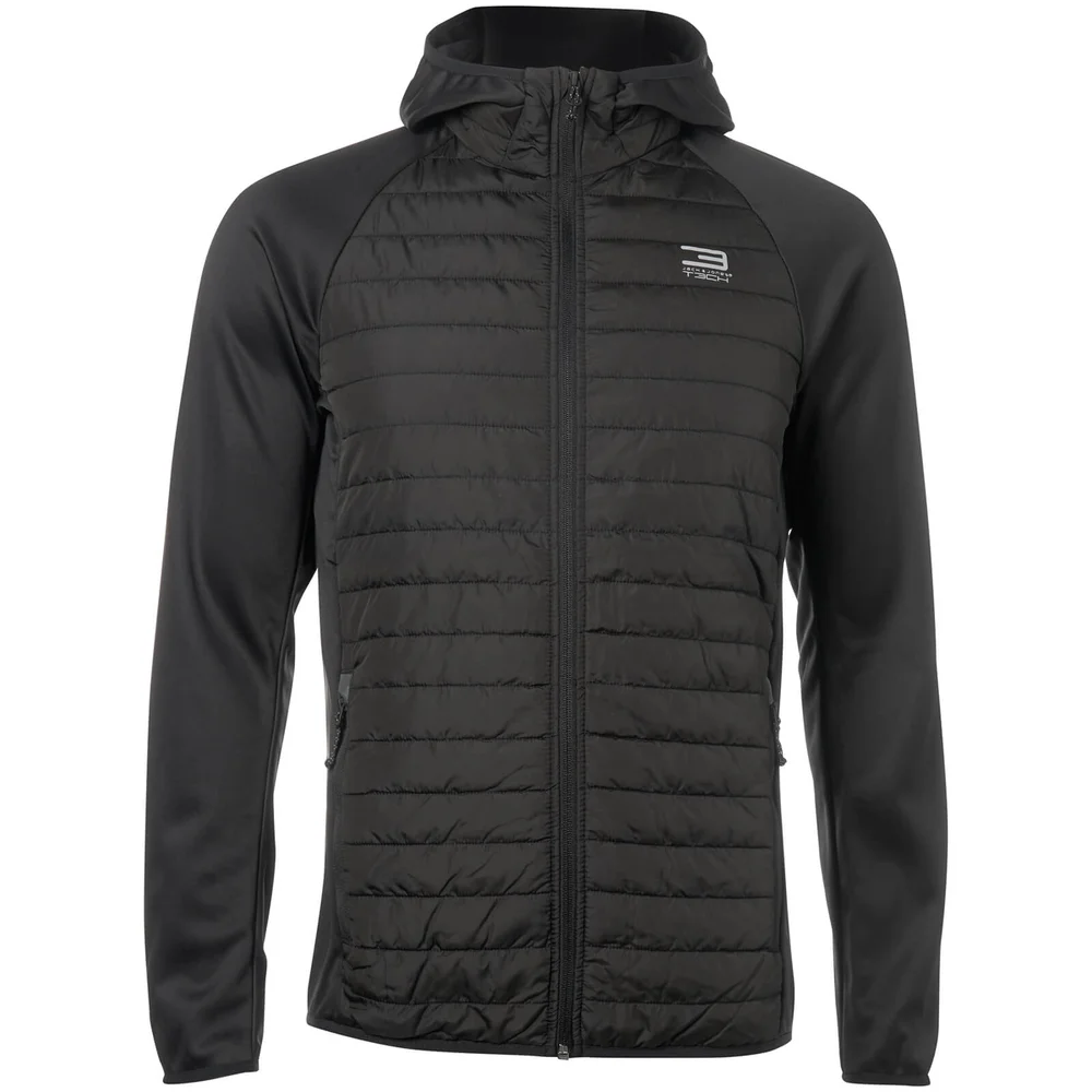 Jack & Jones Core Men's Multi Quilted Jacket - Black - S - Black Image 1