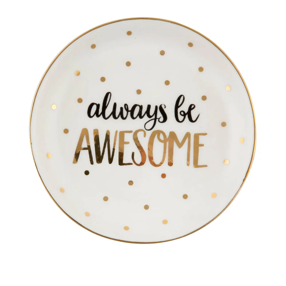 Sass & Belle Always Be Awesome Trinket Dish Image 1