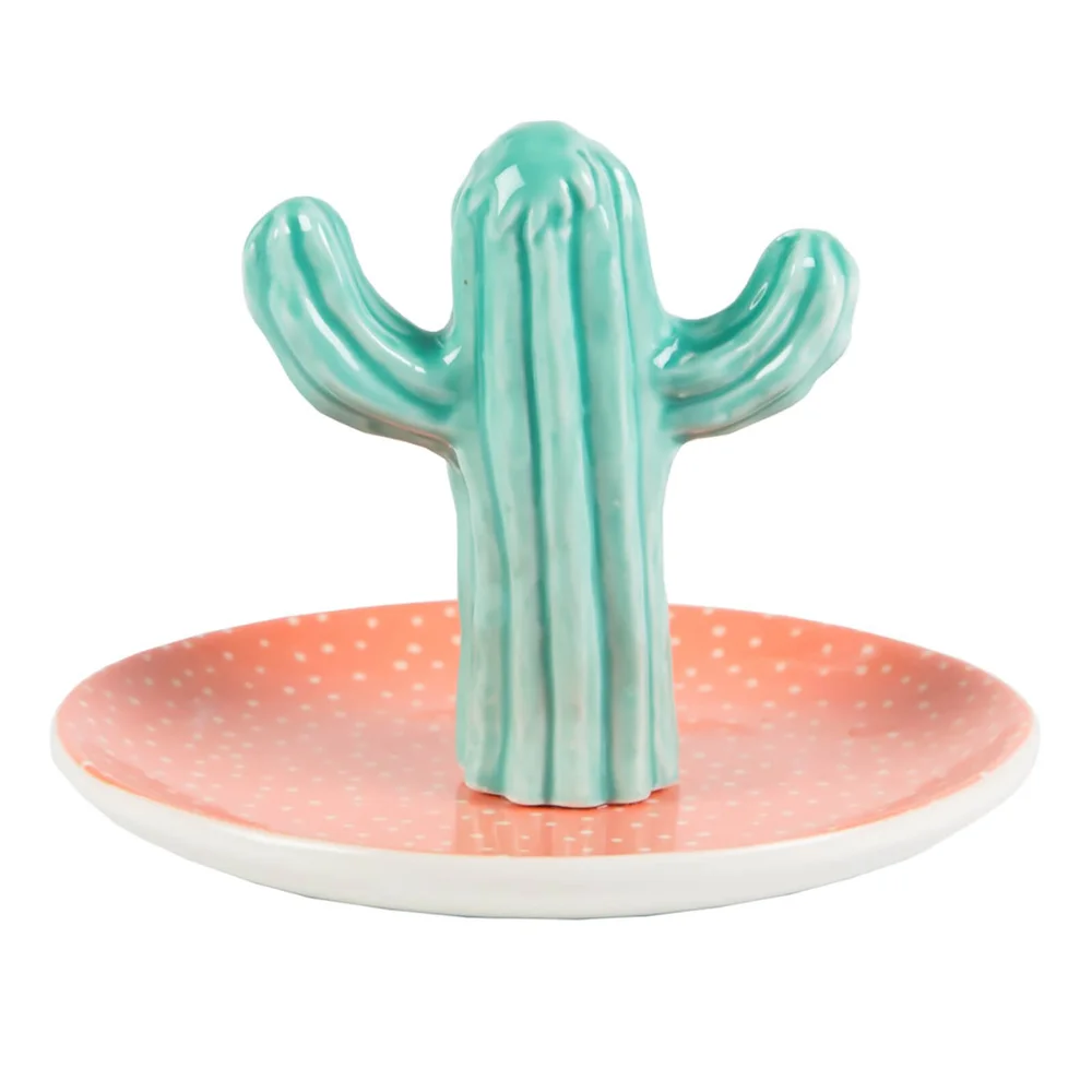 Sass & Belle Cactus Jewellery Dish Image 1