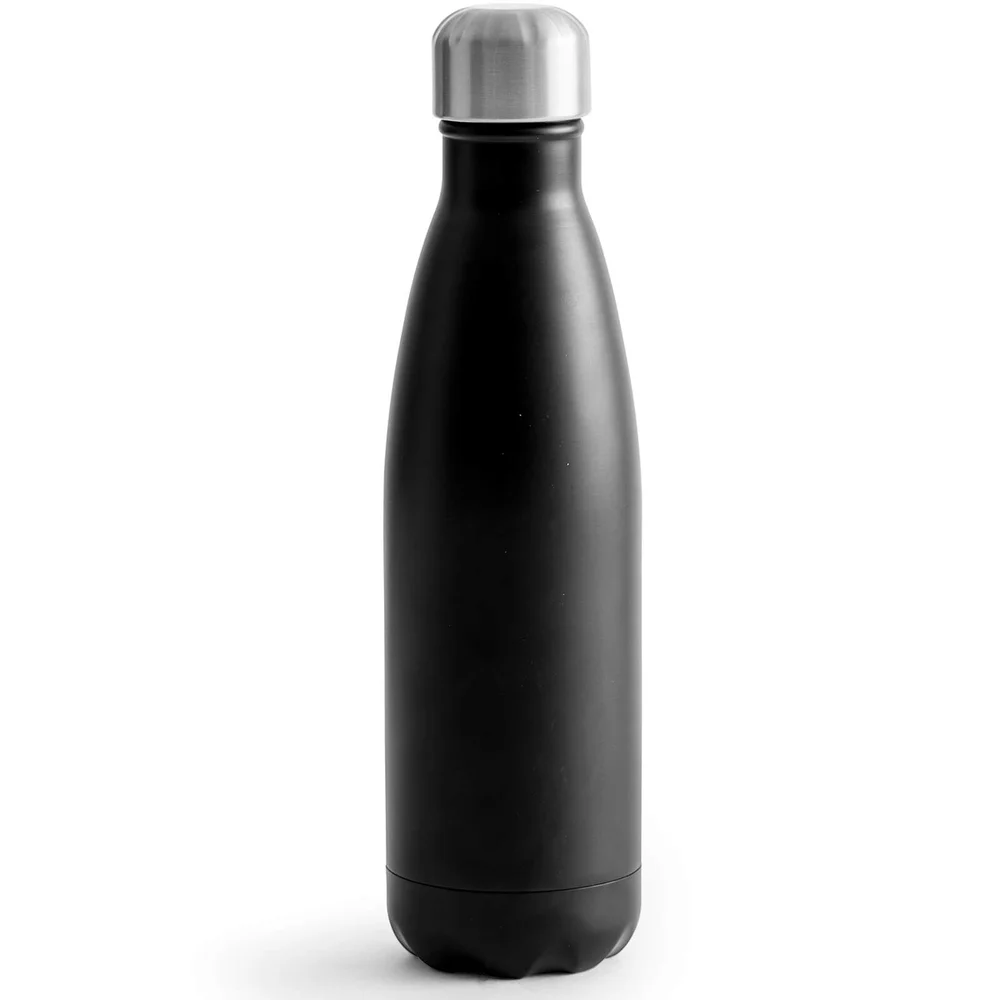 Sagaform Steel Hot and Cold Bottle - Black (50cl) Image 1