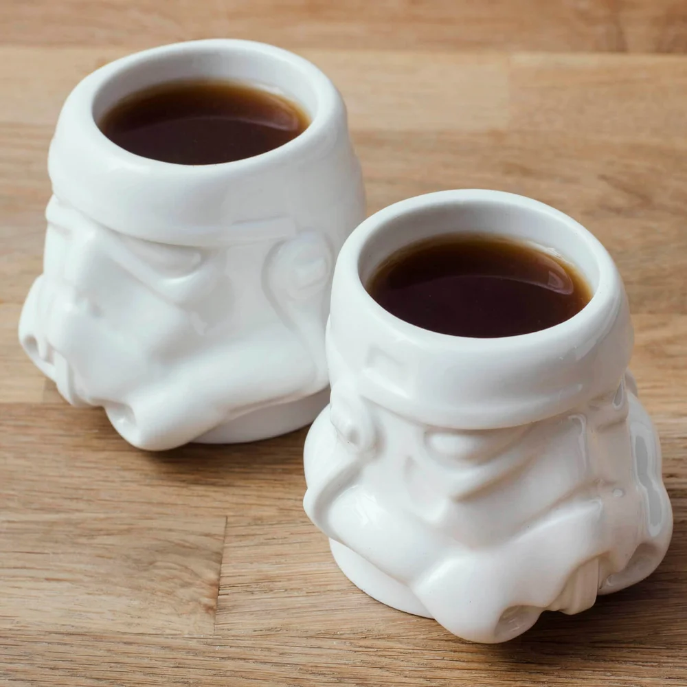 Original Stormtrooper Espresso Mug Set - White Image 1
