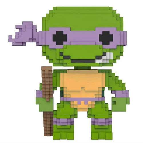 8 Bit Teenage Mutant Ninja Turtles Donatello Pop! Vinyl Figure Image 1