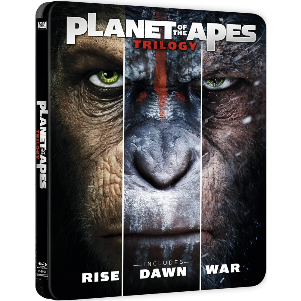 Planet Of The Apes Triple - Zavvi UK Exclusive Limited Edition Steelbook Image 1