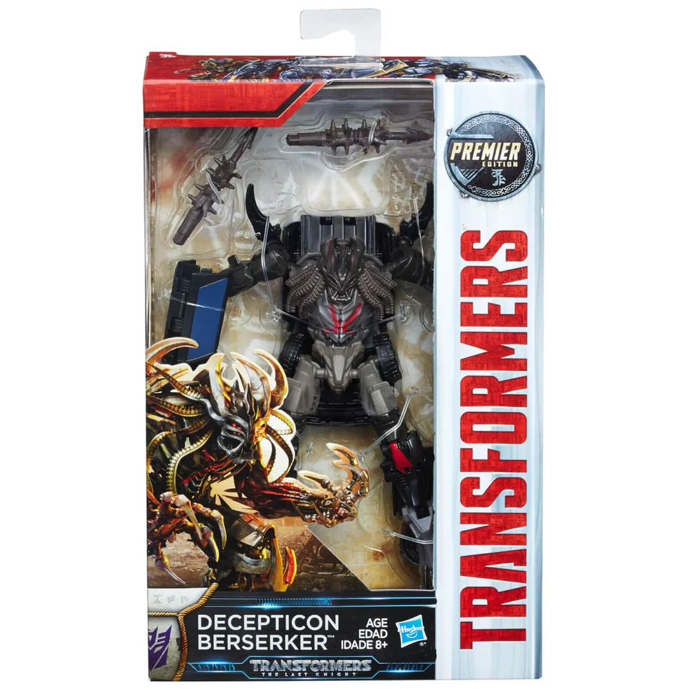 Transformers The Last Knight: Premier Edition Deception Beserker Action Figure Image 1