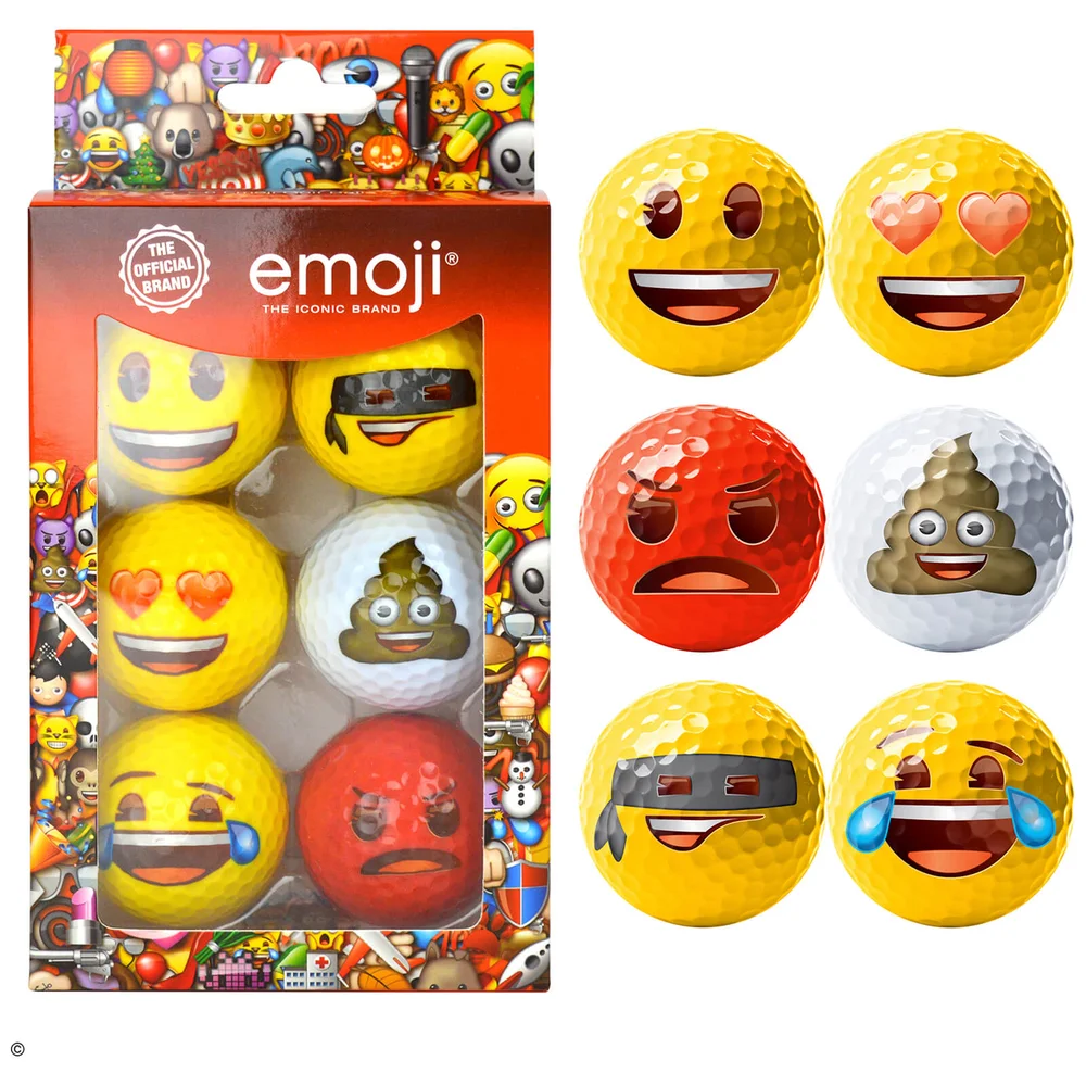 Mixed Novelty Golf Balls (6 Pack) Image 1
