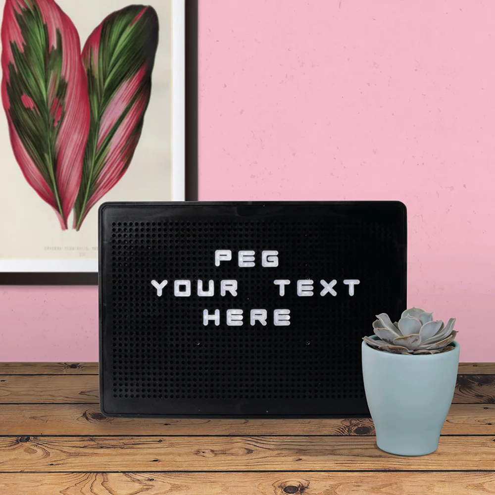 A4 Light Up Pegboard Image 1