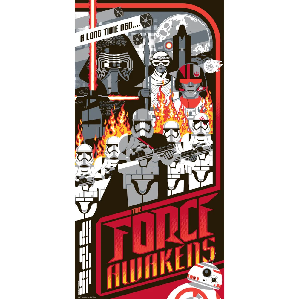 Star Wars - The Force Awakens Print by Mark Daniels (305mm x 610mm) Image 1